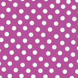 Popeline à Pois Sevillanes Fond Fuchsia - Ribes y Casals