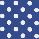 Popeline Pois Dots Bleu - Ribes y Casals