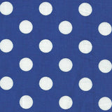 Popeline Pois Dots Bleu - Ribes y Casals