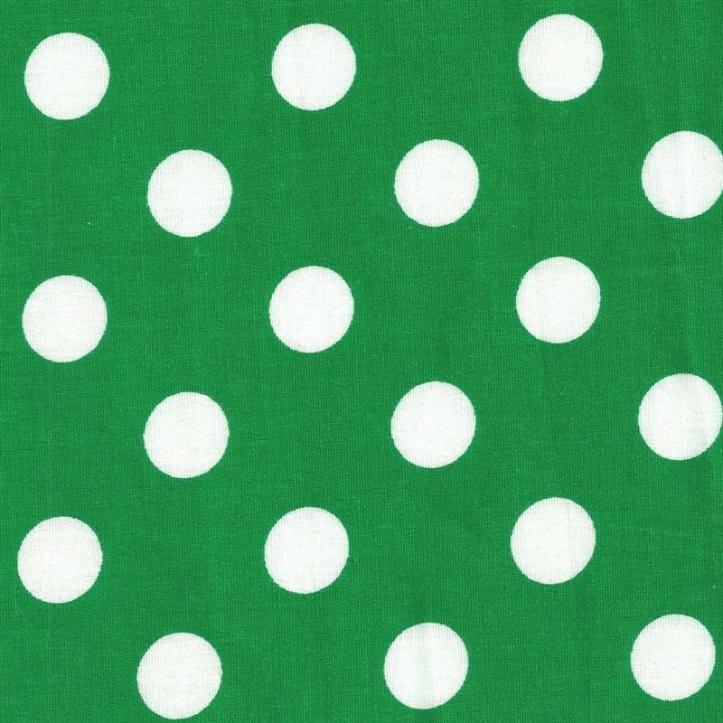 Popeline Pois Dots Vert - Ribes y Casals