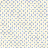 Popeline à Pois Flamenco Celeste 6mm - Ribes y Casals