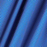 Popeline à Pois Flamenco Fond Bleu Pervenche 2mm - Ribes y Casals