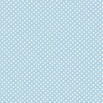 Popeline à Pois Flamenco Fond Celeste 2mm - Ribes y Casals