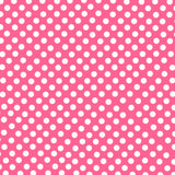 Popeline à Pois Flamenco Fond Fuchsia 7mm - Ribes y Casals