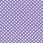 Popeline à Pois Flamenco Fond Lila 6mm - Ribes y Casals