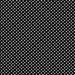 Popeline à Pois Flamenco Fond Noir 2mm - Ribes y Casals