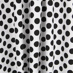 POPELINE À POIS Noirs 15 mm - Ribes y Casals