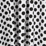 POPELINE À POIS Noirs 15 mm - Ribes y Casals