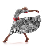 POPELINE À POIS Noirs 15 mm - Ribes y Casals