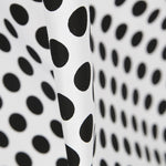 POPELINE À POIS Noirs 15 mm - Ribes y Casals