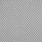 POPELINE À POIS Noirs 15 mm - Ribes y Casals