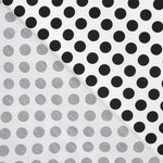POPELINE À POIS Noirs 15 mm - Ribes y Casals