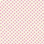 Popeline à Pois Flamenco Rose 6mm - Ribes y Casals