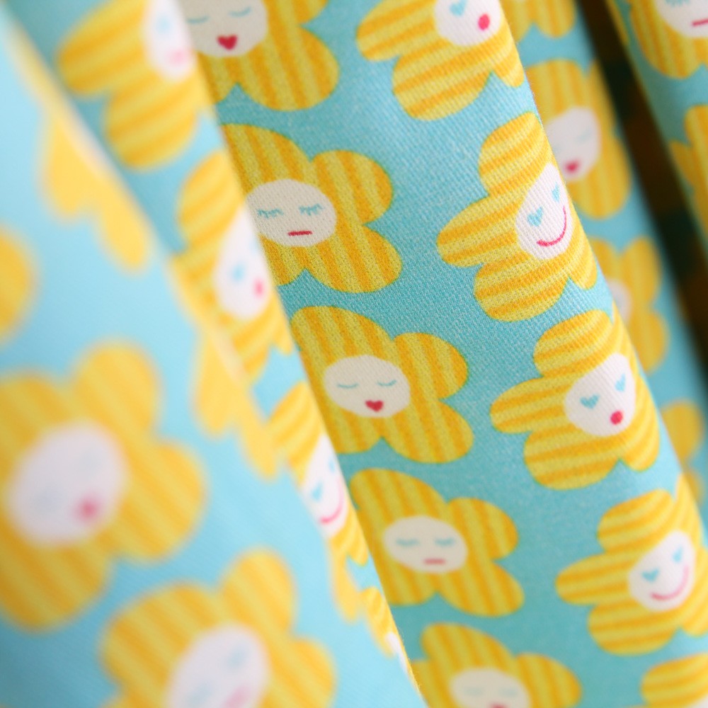 Popeline Marguerites Jaunes - Ribes y Casals