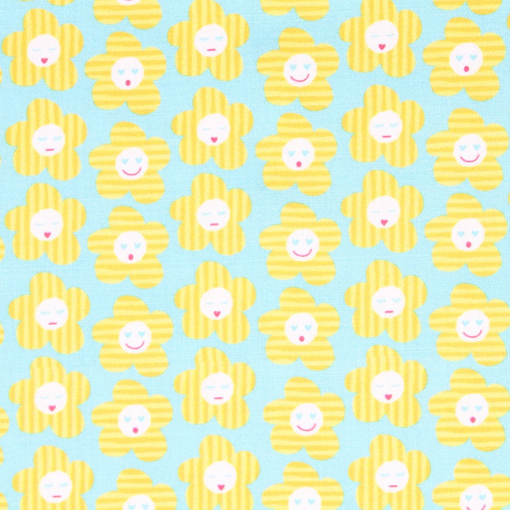 Popeline Marguerites Jaunes - Ribes y Casals