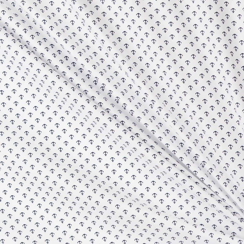 Popeline Marine Bleu - Ribes y Casals