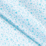 Popeline Mini Bouquet Turquoise - Ribes y Casals