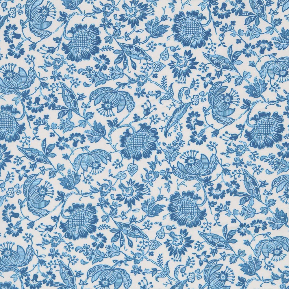 Popeline Dehli Bleu - Ribes y Casals