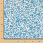 Popeline Dehli Bleu - Ribes y Casals