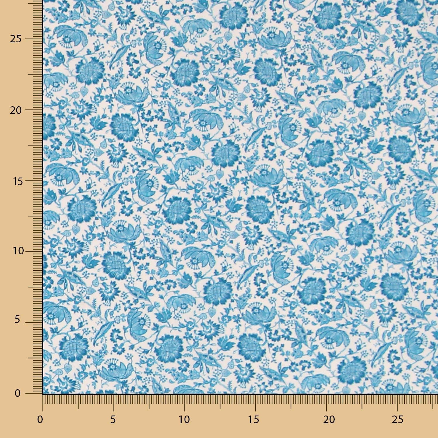 Popeline Dehli Bleu - Ribes y Casals