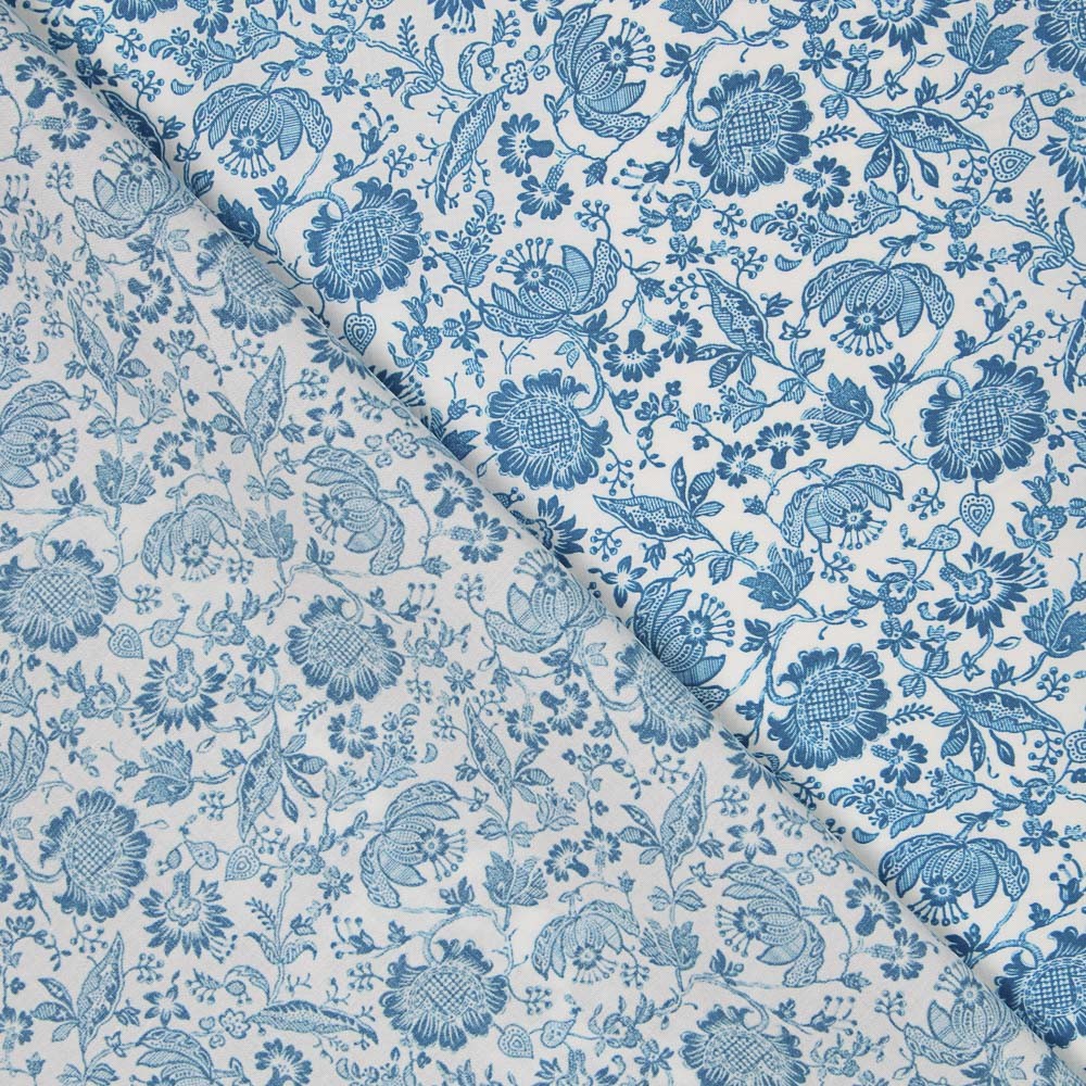 Popeline Dehli Bleu - Ribes y Casals