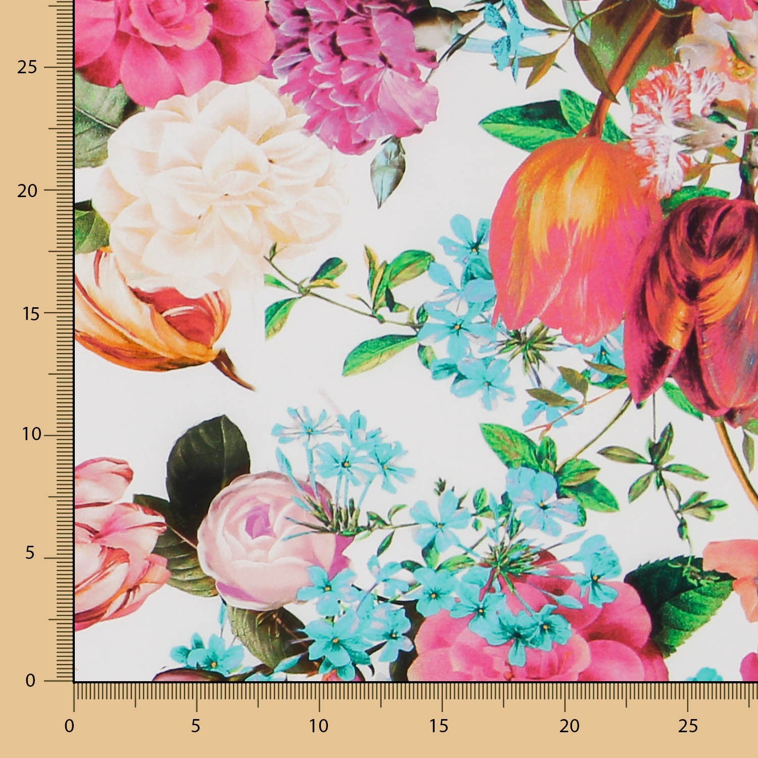 Popeline Mode Florale - Ribes y Casals