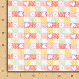 Popeline Mosaïque Amour - Ribes y Casals