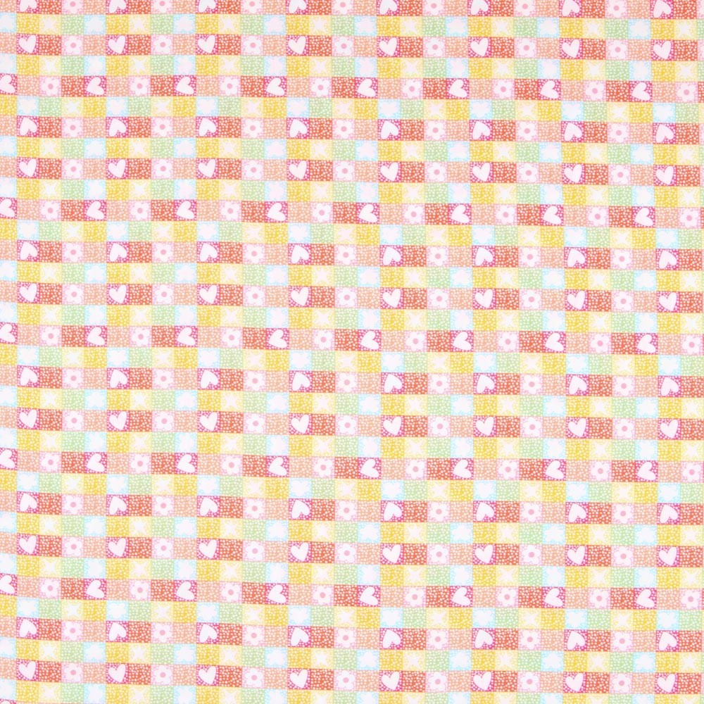 Popeline Mosaïque Amour - Ribes y Casals