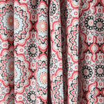 Popeline Mosaïque Mandala Rouge - Ribes y Casals