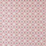 Popeline Mosaïque Mandala Rouge - Ribes y Casals