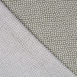 Tissu Popeline Tâches Vertes - Ribes y Casals