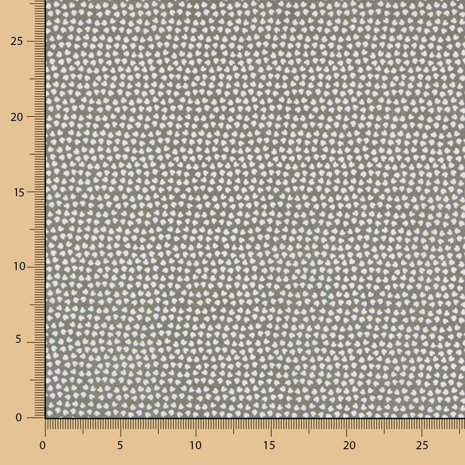 Tissu Popeline Tâches Vertes - Ribes y Casals