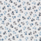 Popeline Motos Bleu - Ribes y Casals