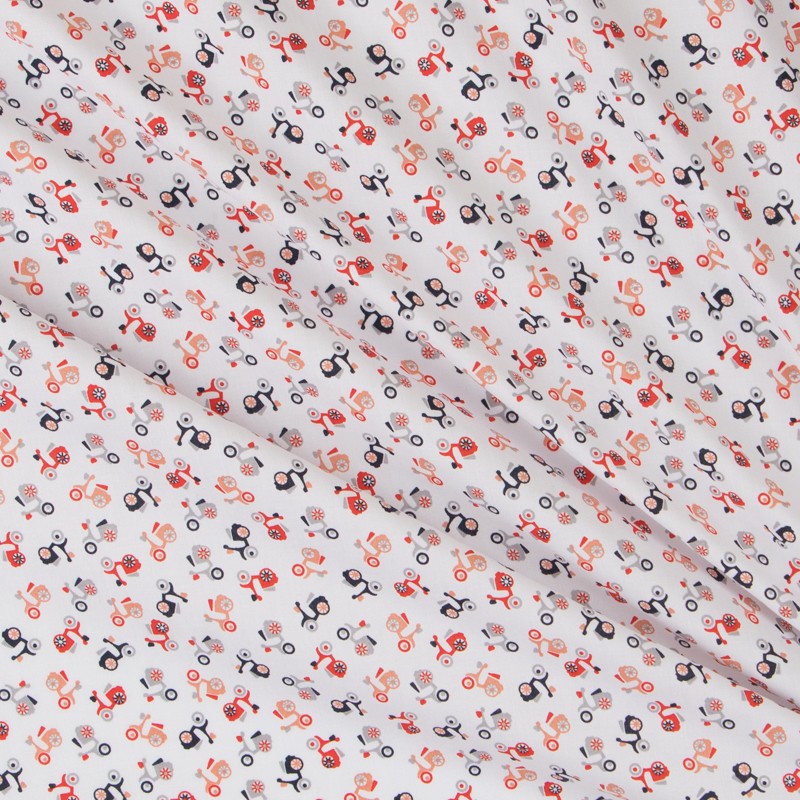 Popeline Motos Rouge - Ribes y Casals