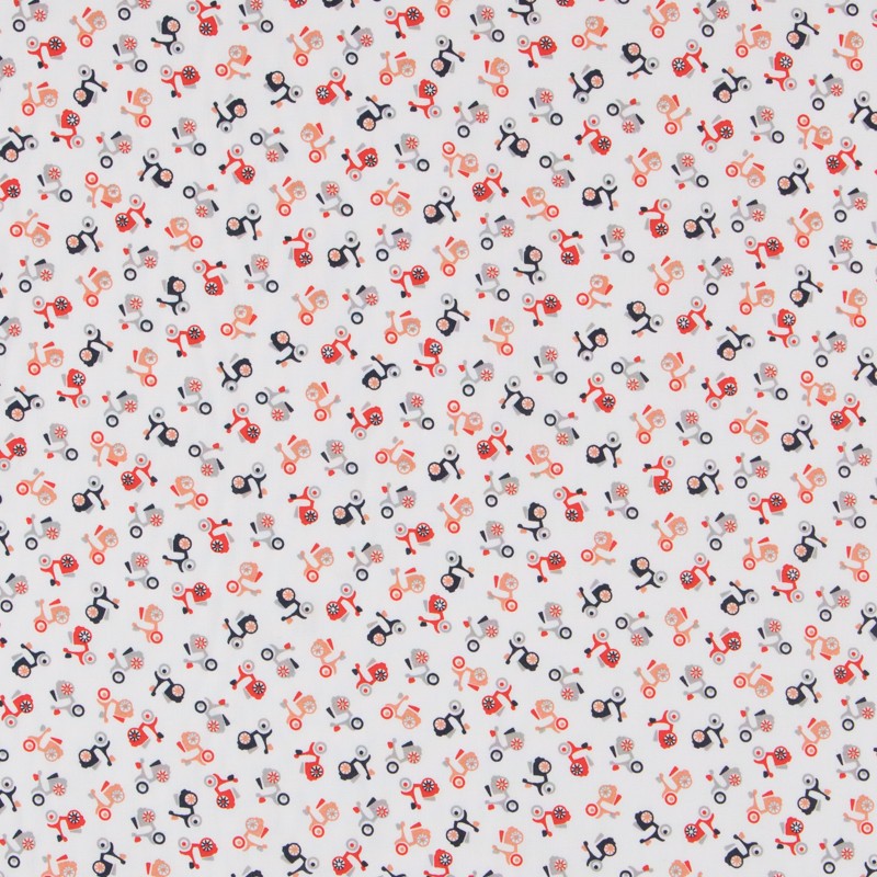 Popeline Motos Rouge - Ribes y Casals