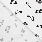 Popeline Musique Écru - Ribes y Casals