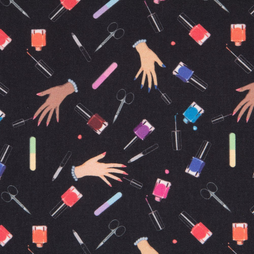 Popeline Noir Manicure - Ribes y Casals