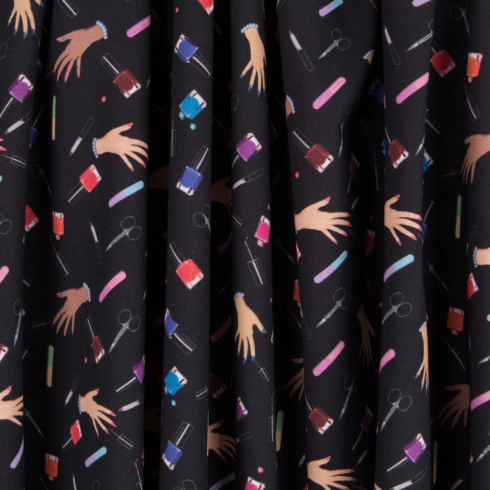 Popeline Noir Manicure - Ribes y Casals