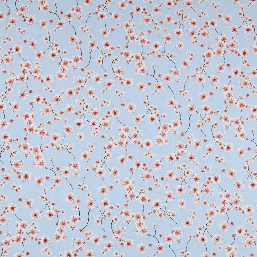 Popeline Nature Ciel Bleu - Ribes y Casals