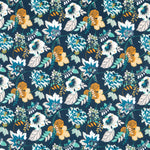 Popeline Nature Couleur Pétrole - Ribes y Casals