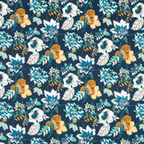 Popeline Nature Couleur Pétrole - Ribes y Casals