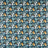 Popeline Nature Couleur Pétrole - Ribes y Casals