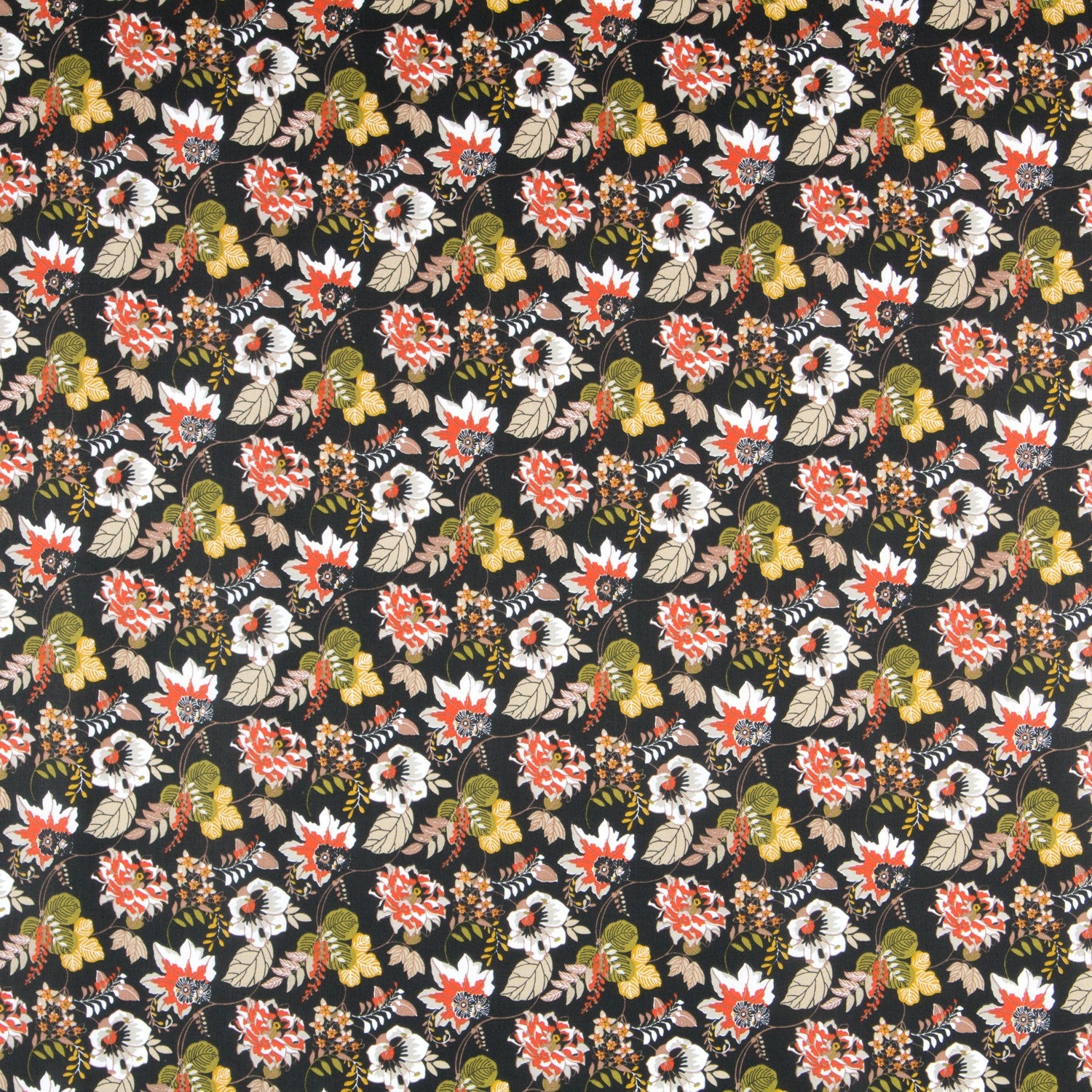 Popeline Nature Vert Foncé - Ribes y Casals