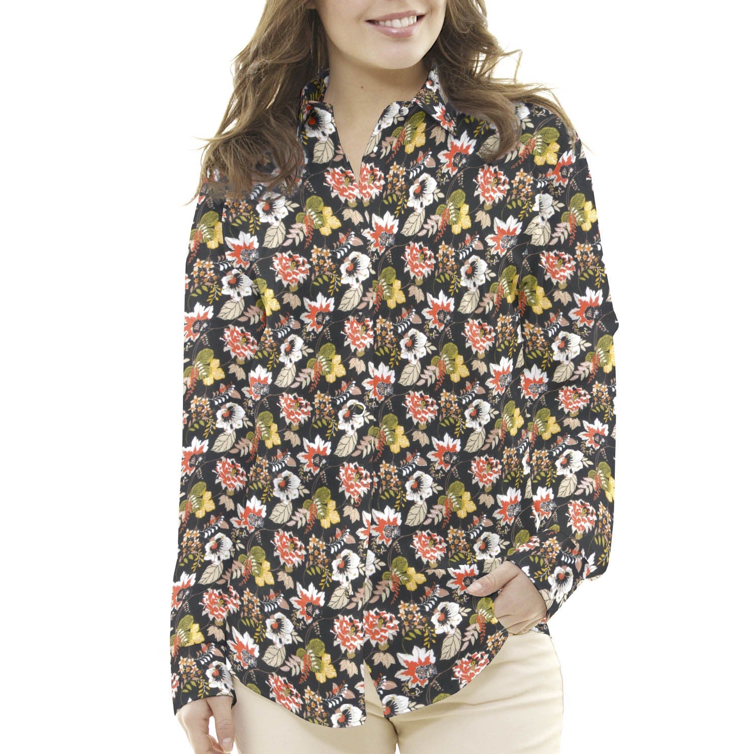 Popeline Nature Vert Foncé - Ribes y Casals