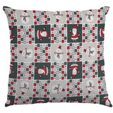 Popeline De Noël Vert Patch - Ribes y Casals