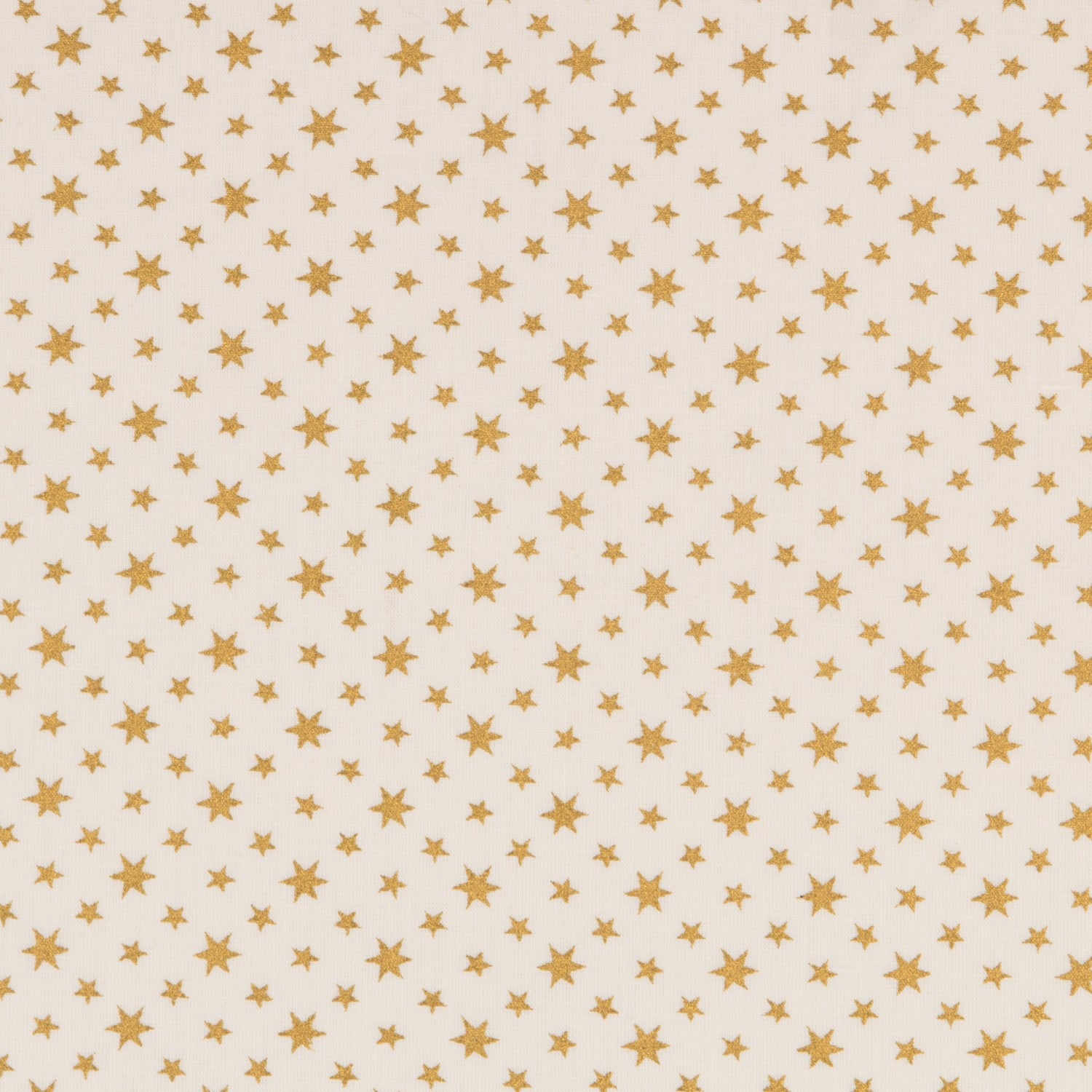 Popeline Noël Étoiles Écru - Ribes y Casals