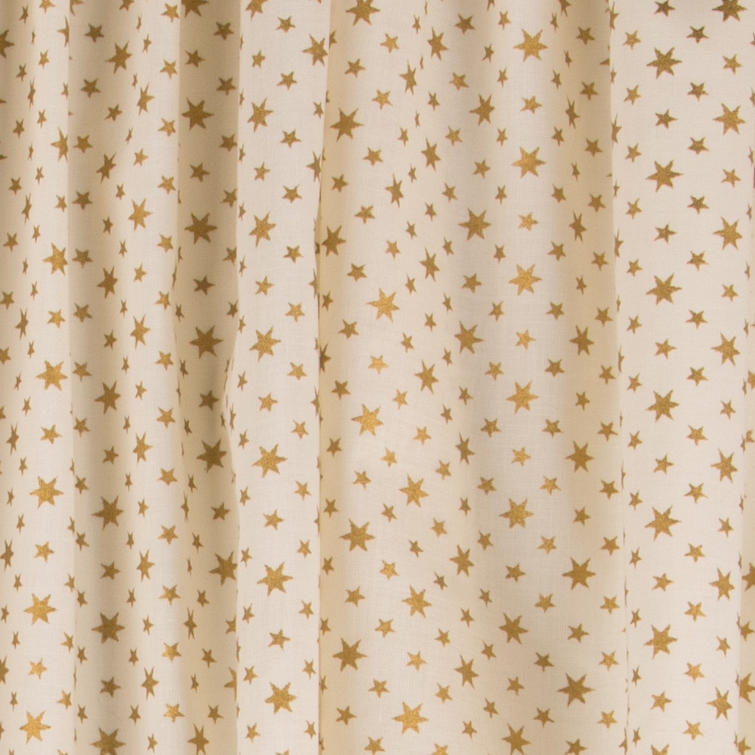 Popeline Noël Étoiles Écru - Ribes y Casals