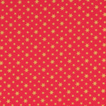 Popeline Noël Étoiles Rouge - Ribes y Casals