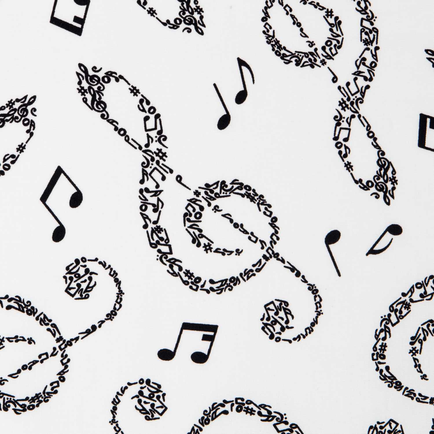 Popeline Notes Blanc - Ribes y Casals