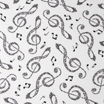 Popeline Notes Blanc - Ribes y Casals